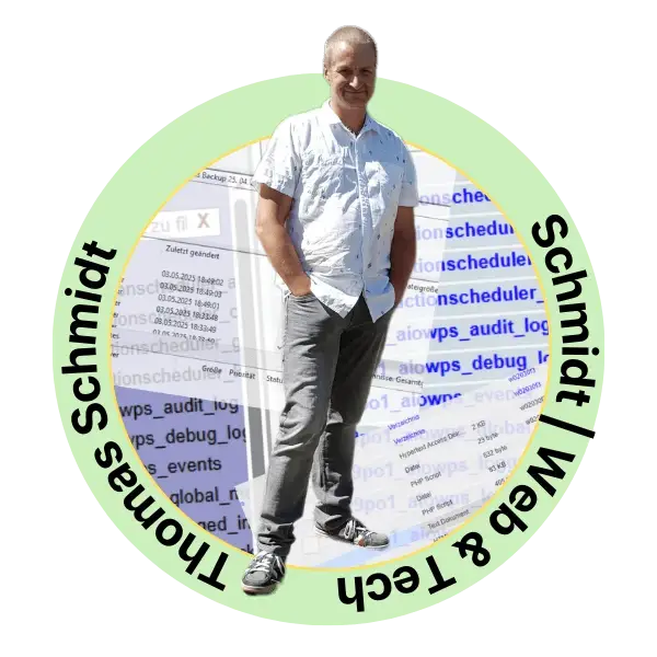 Thomas Schmidt . Schmidt - Web und Tech, Profilbild